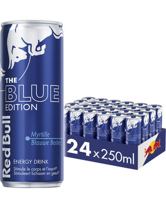 Red Bull Blue Edition Myrtille 25cl - par 24 boîtes