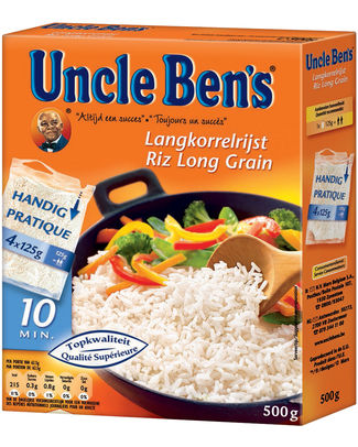 Uncle Ben's Riz Long Grain 4 x 125 g