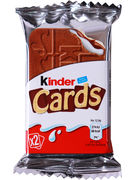 KINDER CARDS CHOCOLAT 25,6GR KINDER CARDS CHOCOLAT 25,6GR