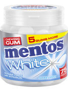 MENTOS GUM WHITE SWEET MINT 75P MENTOS GUM WHITE SWEET MINT 75P
