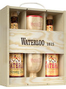 COFFRET WATERLOO 8° 2X75CL + 2 CALICES