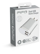 DUAL USB HOME CHARGER 3,1 AMPS (60404)