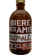 BIERE DES AMIS BLONDE 0° BLLE 33CL BIERE DES AMIS BLONDE 0° BLLE 33CL