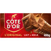 COTE D OR TAB 400G LAIT