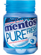 MENTOS bottle GUM PURE FRESHMINT 30P 60G