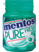 MENTOS bottle GUM PURE WINTERGREEN 30P 60G