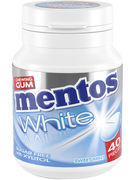 MENTOS bottle GUM WHITE SWEET MINT 40P 60G