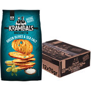 BRUSCHETTA 70g GREEN OLIVES & SEA SALT