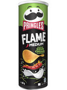 PRINGLES FLAME SOUR CREAM 160GR