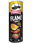 PRINGLES FLAME SPICY BBQ 160GR