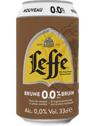 LEFFE BRUNE 0° CANS 33CL 6-PACK