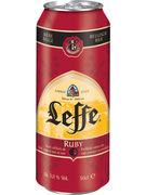 LEFFE RUBY 5° CANS 50CL 4-pack