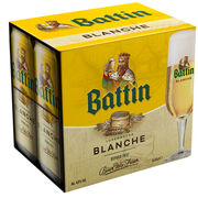 BATTIN BLANCHE 4,8° CANS 50CL 6PACK