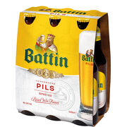 BATTIN PILS 5° vp 33cl 6P