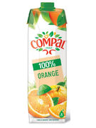 COMPAL JUS ORANGE 100% TETRA 1L COMPAL JUS ORANGE 100% TETRA 1L