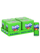 FANTA EXOTIC SLEEK CANS 33CL 6-PACK