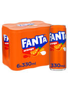 FANTA ORANGE SLEEK CANS 33CL 6PACK