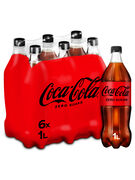 COCA COLA ZERO PET 1L 6p