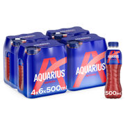 AQUARIUS 6P RED BLAST PEACH PET 50CL