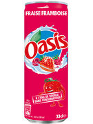 OASIS FRAISE-FRAMBOISE SLIM CANS 33CL