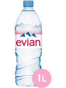 EVIAN PET R-PET 1L 6P