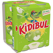KIDIBUL POMME CANS 25CL 4-PACK