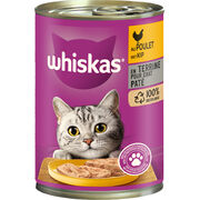 WHISKAS TERRINE POULET 400G   (OV 24)