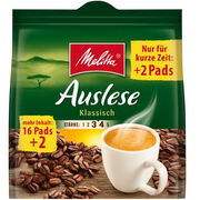 MELITTA AUSLESE PADS 16+2 126G