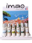 COLIS VAPO PARFUM 30PCES 6VAR + DISPL COMPTOIR